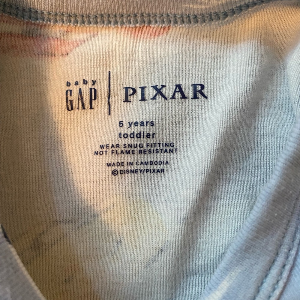 Disney Cars Gap kids pajamas size 5 - Picture 2 of 2